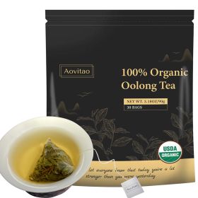 Detox Cleanse Tea Natural Herbal Tea Bags Oolong Leaf For Lung Cleanse Congestion Relief Herbal Detox Caffeine-Free Non-GMO Organic For Gut Healt
