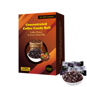 Hazelnut - Flavored Concentrated Coffee Candies, Individually Packaged, No Need For Brewing, With A Rich And Mellow Aroma. Suitable For People En
