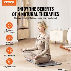 VEVOR Far Infrared Heating Pad Jade & Tourmaline Stones Heating Pad 103 - 159°F