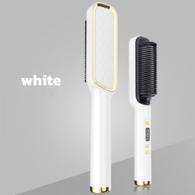 Negative Ion Straightener Comb (Color: White)