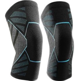Knee Brace Sleeves Joint Protection and Support Knee Compression Sleeve for Knee Pain Fit for Men and Women - Non-Slip Knee Support Portable for (size: Size L)